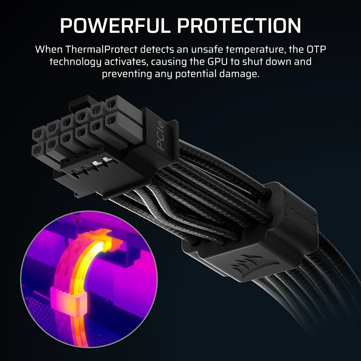 New Corsair ThermalProtect Cable Stops GPU Overheating Before It Causes Damage - image